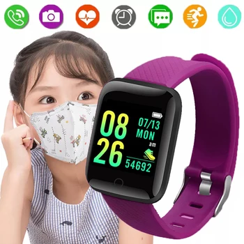 Bērnu Pedometrs rokas Pulkstenis D2 Smart Watch Sievietēm asinsspiediens Ūdensizturīgs Smartwatch Vīriešu Pulkstenis Fitnesa Tracker Sporta Skatīties