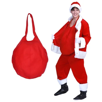 Smieklīgi Unisex Santa Claus Viltus Vēdera Ziemassvētku Radošā Santa Claus Aksesuārus Par Cosplay Skatuves Šovs Aksesuāri Saģērbt Brīvu Izmēra