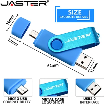 JASTER 3 In 1 USB Flash Drive 64GB OTG ātrgaitas Pen Drive 32G Dāvanu Memory Stick Mūzika U Diska Mini Auto Pendrive 8GB 16GB