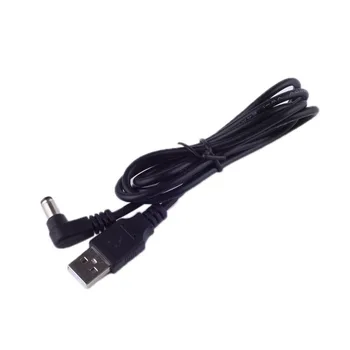 DC Strāvas Spraudni USB Pārvērst 5.5*2.5 mm/DC 5.5x2.5 Balts Melns L Formas taisnā Leņķī Ligzda Ar Vadu Savienotāju USB Kabeli