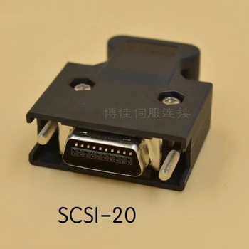 SM-20 SCSI CN20P KN 20Pin 20P Savienotājs Servo Drive IO Kontroles Encoder Savienotājs