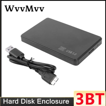 USB 3.0 Būra Gadījumā, 2.5 Collu SATA SSD HDD Mobile Box 480 M/5Gbps Ārējās Mobilo Lodziņā HDD Gadījumā, Cietā Diska Adapteri Atbalsta 3T