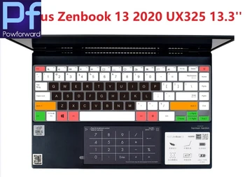 Silikona Tastatūra ar aizsargplēvi Segtu ādas Aizsargs Asus ZenBook 13 UX325 UX325EA UX325J UX325JA UX 325 EA 13.3 collu