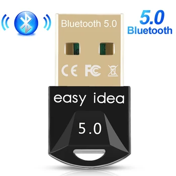 Bluetooth 5.0 Adapteri Mini USB Bluetooth Dongle Datora USB Bluetooth Uztvērējs Audio Mūzikas Zilo Zobu 5.0 Raidītāju DATORA