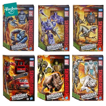 Sākotnējā Hasbro Transformers War for Cybertron Karaliste Optimus Svarīgākais Tigatron Dinobot Rīcības Attēls Voyager Robots Zēns Rotaļlietas, Dāvanu